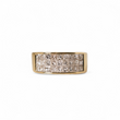 Load image into Gallery viewer, YELLOW GOLD MEN'S RING WITH NATURAL DIAMONDS.
