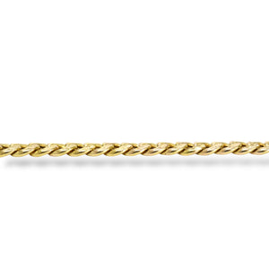 YELLOW GOLD MONACO CUBAN LINK BRACELET
