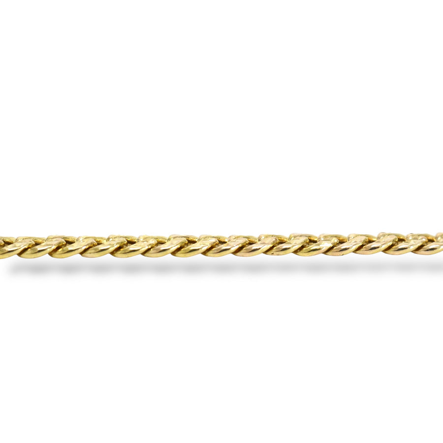 YELLOW GOLD MONACO CUBAN LINK BRACELET