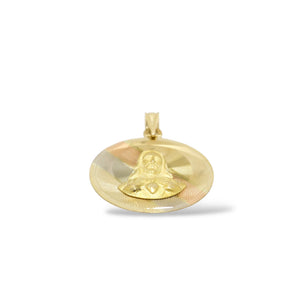 YELLOW GOLD RELIGIOUS PENDANT