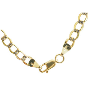 Two Tone Gold Cuban Link Chain