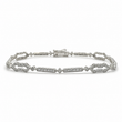 Load image into Gallery viewer, WHITE GOLD VINTAGE INSPIRED DIAMOND BRACELET
