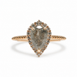 Load image into Gallery viewer, ROSE GOLD TEAR DROP DIAMOND RING
