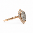Load image into Gallery viewer, ROSE GOLD TEAR DROP DIAMOND RING
