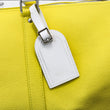 Load image into Gallery viewer, PREOWNED LOUIS VUITTON VIRGIL ABLOH YELLOW LEATHER  KEEPALL BANDOULIERE 50
