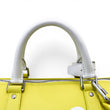 Load image into Gallery viewer, PREOWNED LOUIS VUITTON VIRGIL ABLOH YELLOW LEATHER  KEEPALL BANDOULIERE 50
