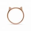 Load image into Gallery viewer, CAT SHAPE ROSE RING GOLD
