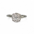 Load image into Gallery viewer, WHITE GOLD FLOWER CLUSTER NATURAL DIAMOND LADY'S RING

