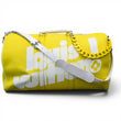 Load image into Gallery viewer, PREOWNED LOUIS VUITTON VIRGIL ABLOH YELLOW LEATHER  KEEPALL BANDOULIERE 50
