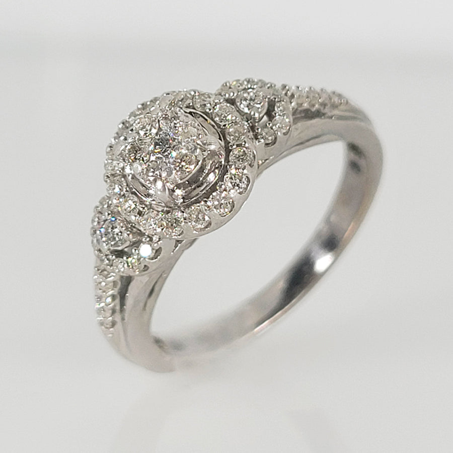 CLUSTER WEDDING RING